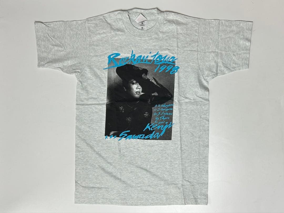 Kenji Sawada 1998 Rock'n'Roll Tシャツ　グレー　M