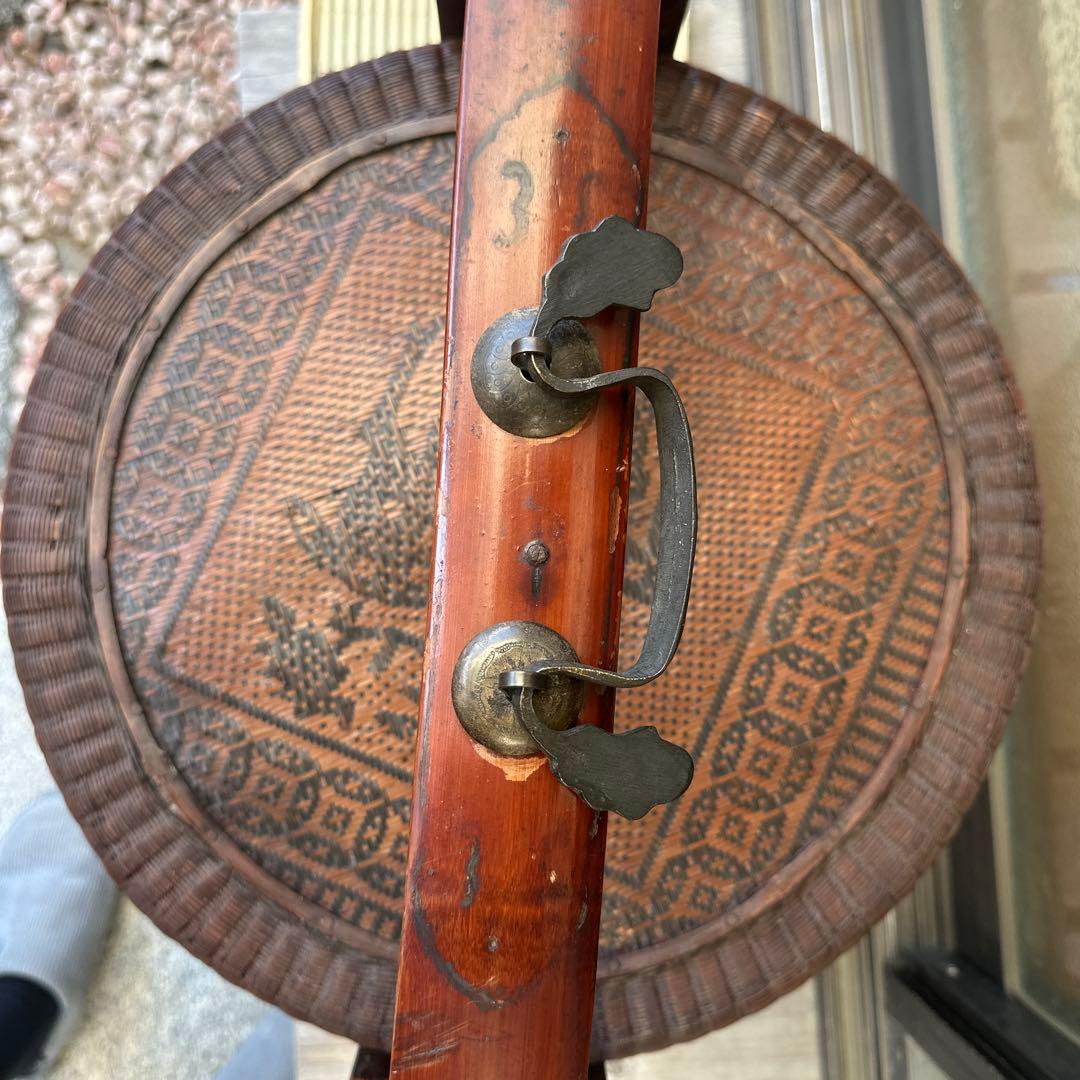 清代の竹細工の食べ物の箱は