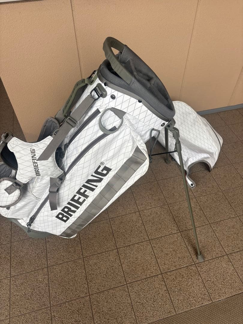 ブリーフィング　キャディバッグ ウルフグレー CR-4 XP WOLF