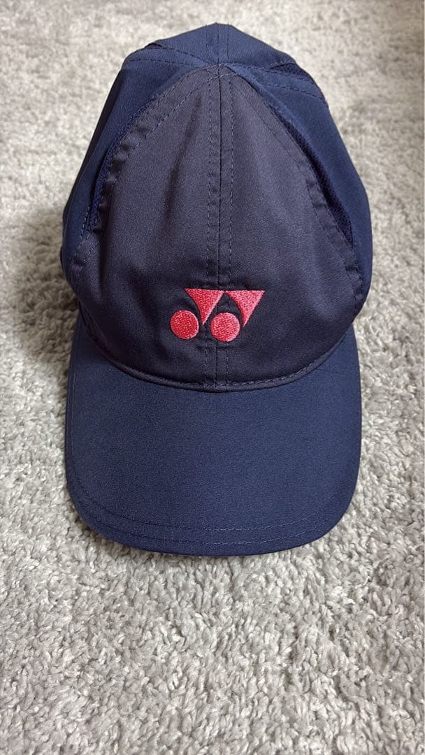 値下げ中!! YONEX ネイビーキャップ 赤ロゴ