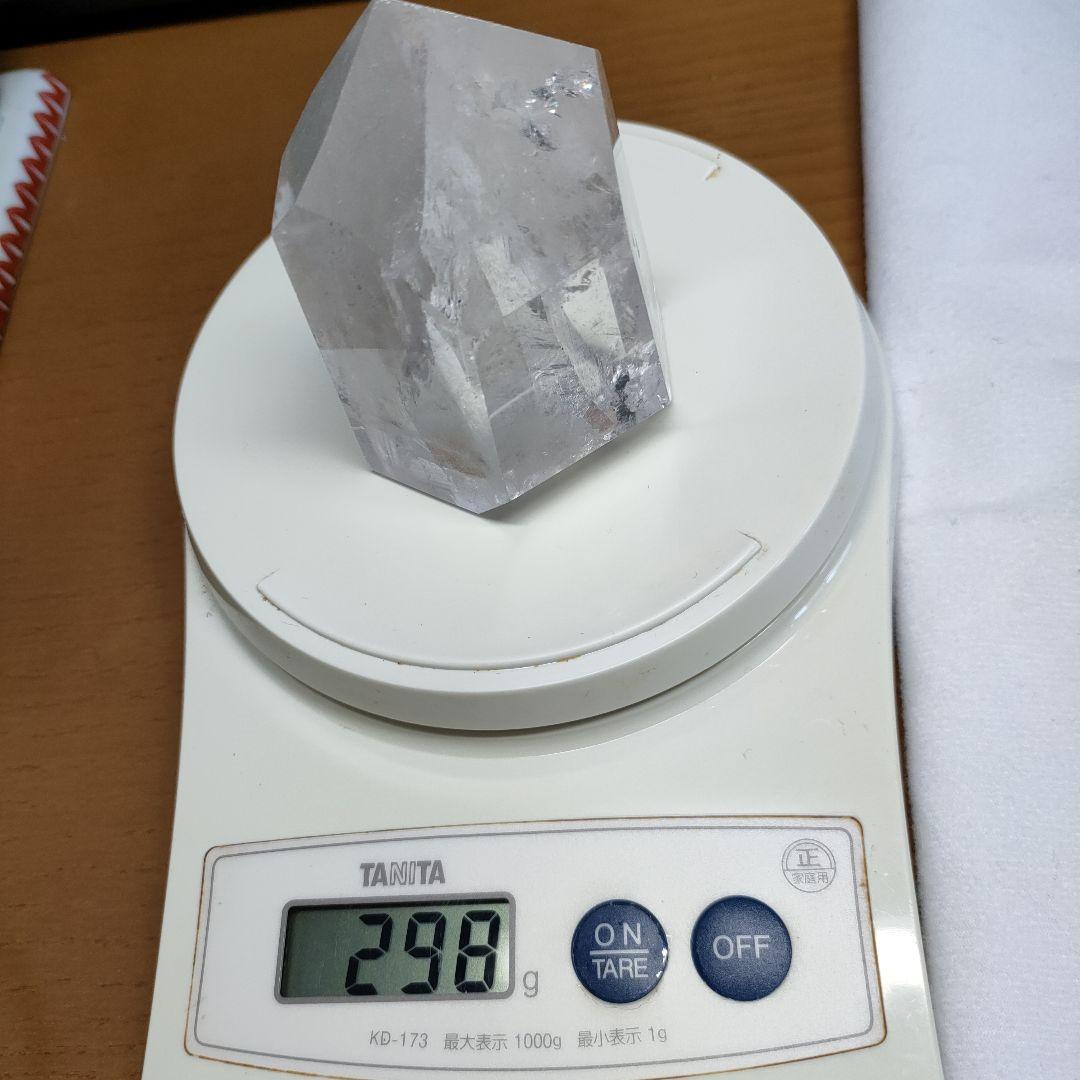 水晶原石ポイント　298g