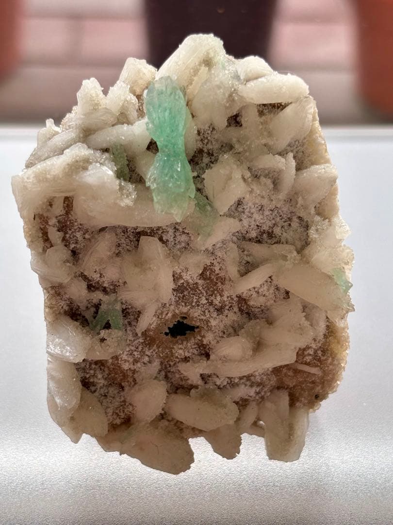 グリーンアポフィライト　スティルバイト　ヒューランタイト　インドマハラシュトラ産