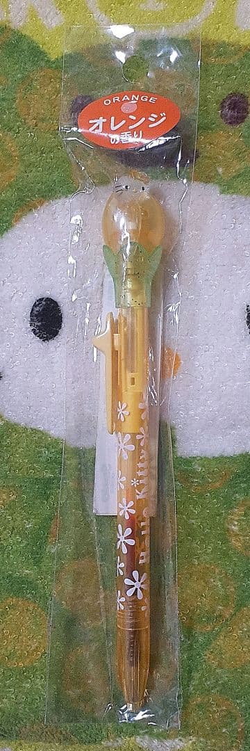 o*n様 91 ハローキティ　オレンジ香り　フラワーボールペン