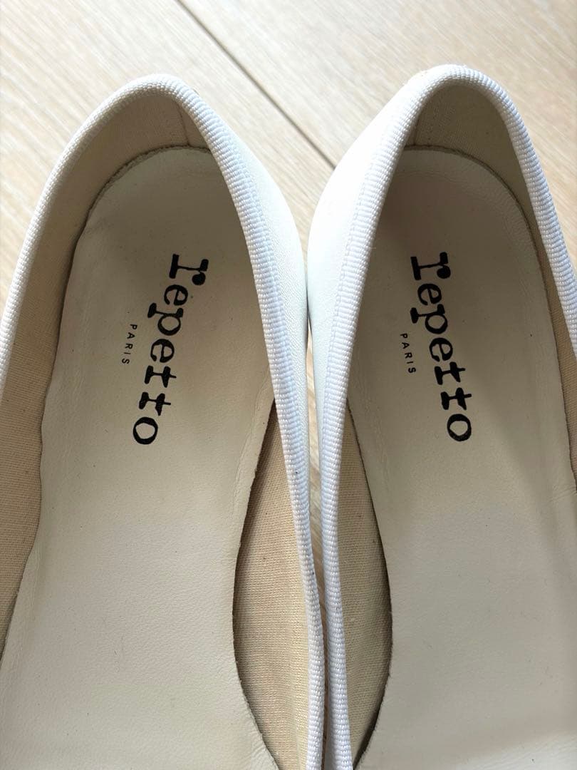 Repetto レペット　ホワイト バレエシューズ 40