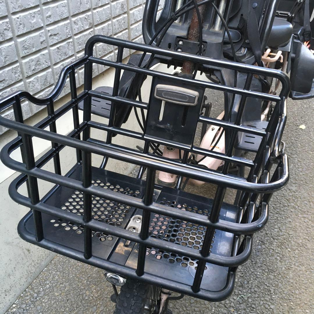 ピンク 電動アシスト自転車 チャイルドシート2つ付き ヤマハ