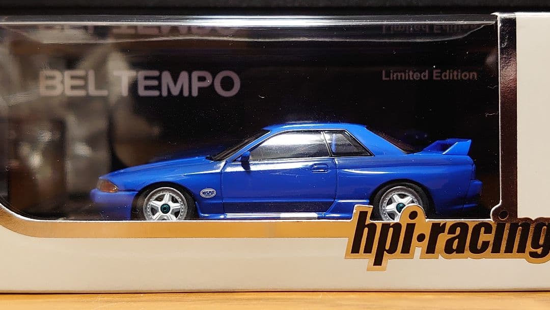 1/43 hpi グループA ブルー r32 bnr32
