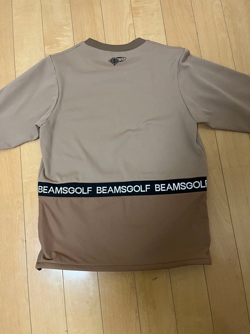 BEAMS GOLF M ハイゲージフリース 切り替え プルオーバー