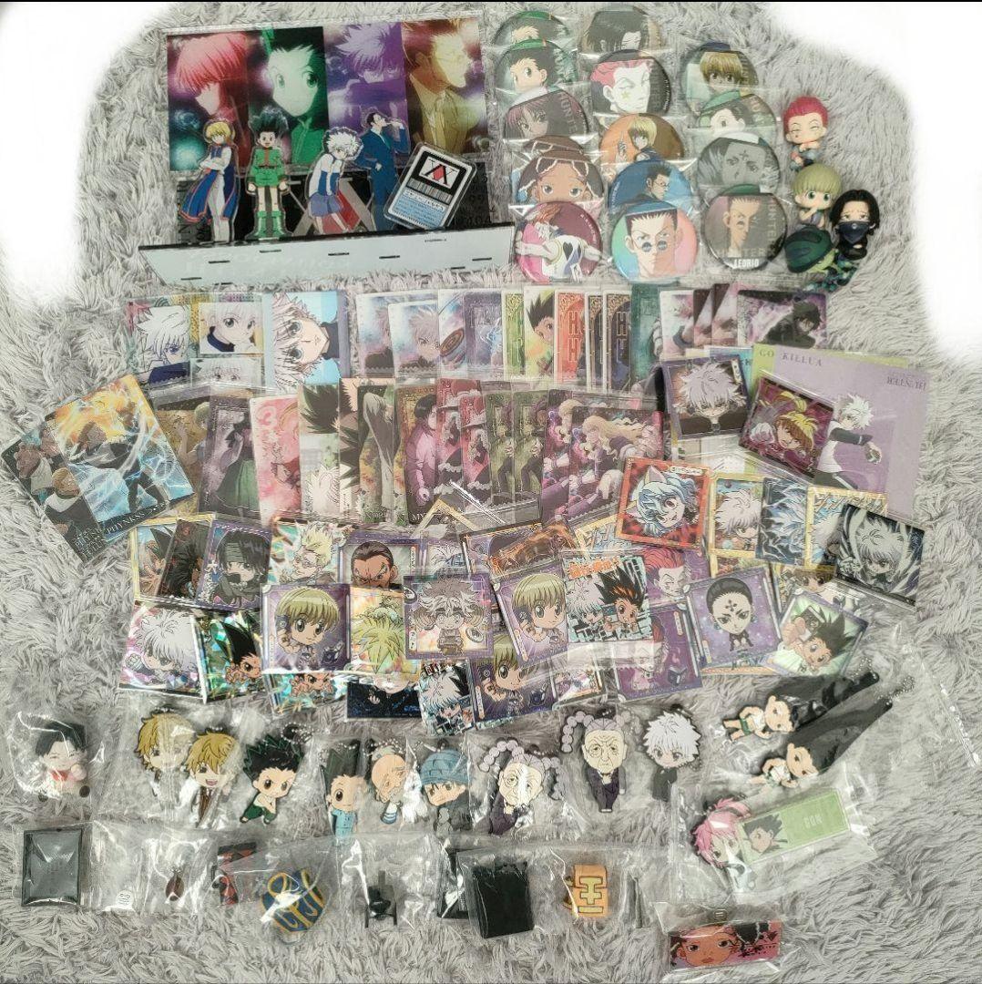 HUNTER × HUNTER 缶バッジ カード アクスタ ポストカードラバマス