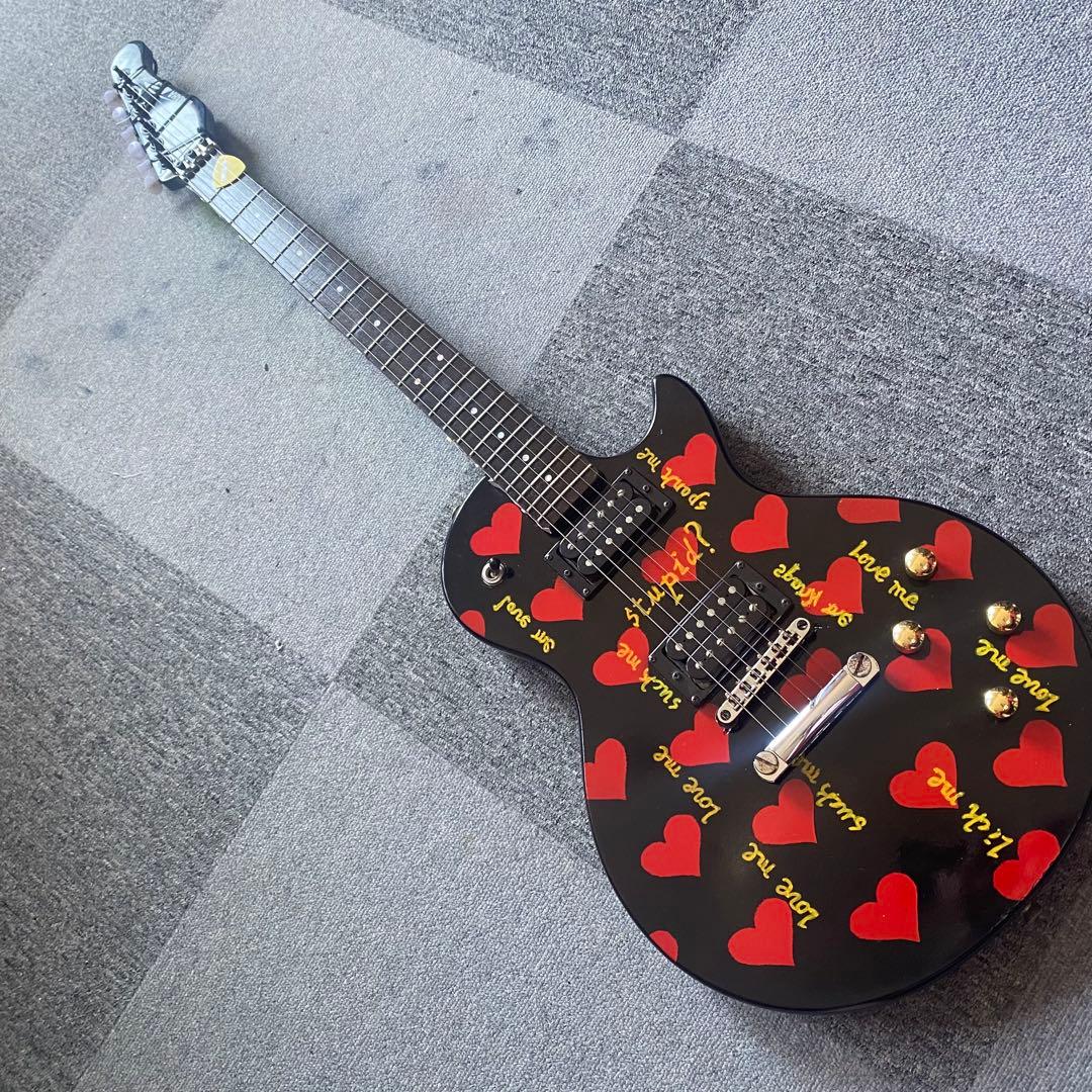 LEDネック コンポーネントギター ブラックハート YAMAHA BURNY