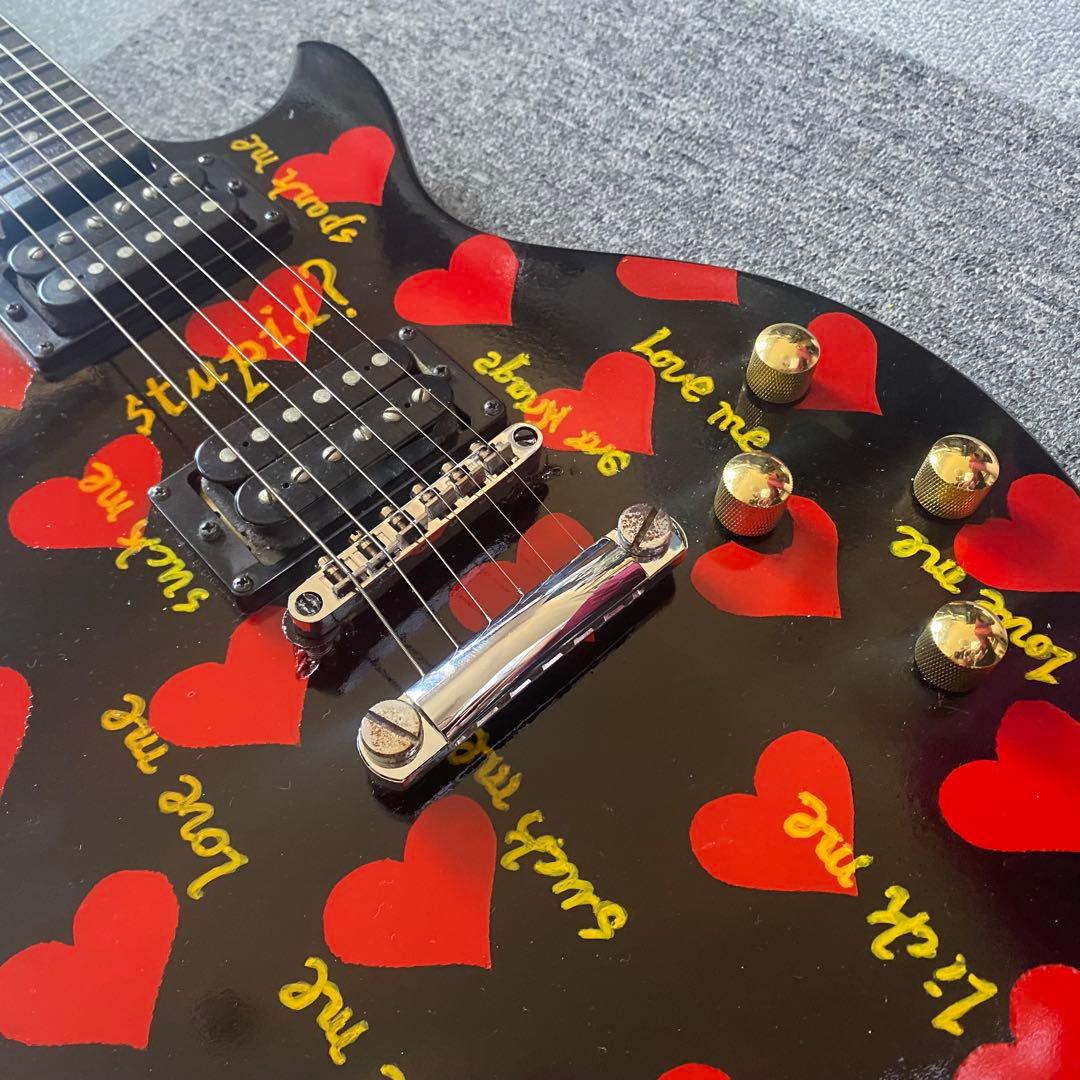 LEDネック コンポーネントギター ブラックハート YAMAHA BURNY