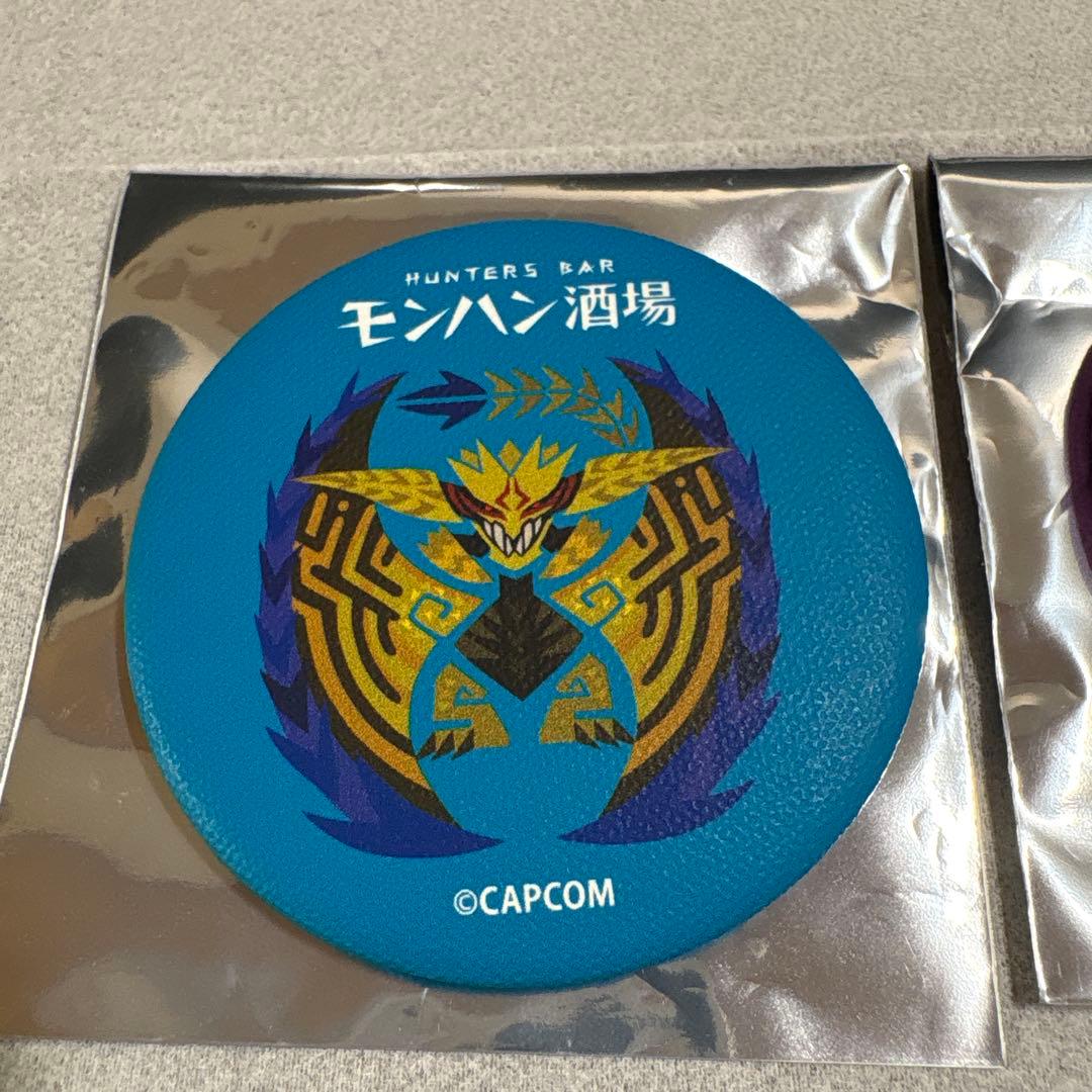 GEN　モンハン酒場 特典 缶バッジ　ワイルズ　ゴアマガラ　レダウ