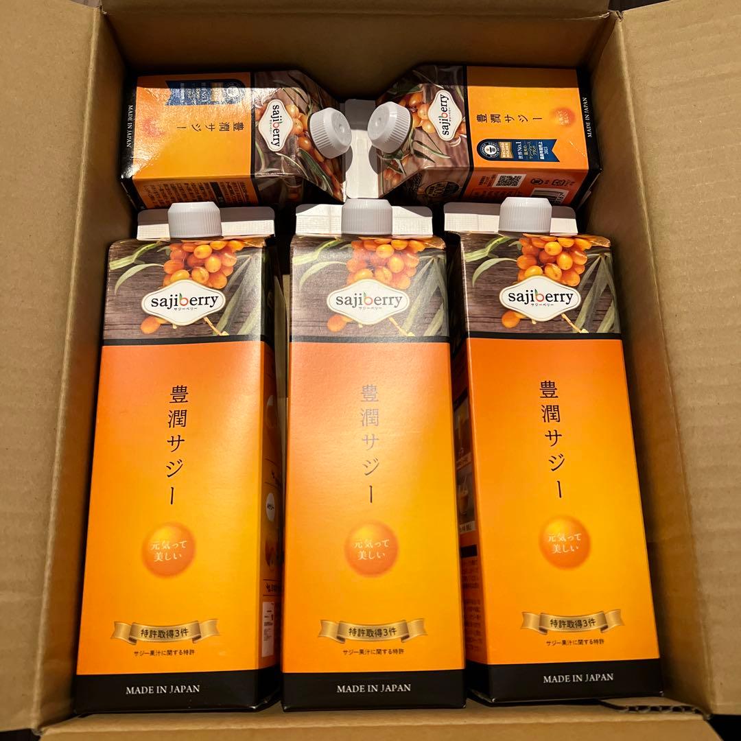 豊潤サジー1000ml×3本+300ml×2本