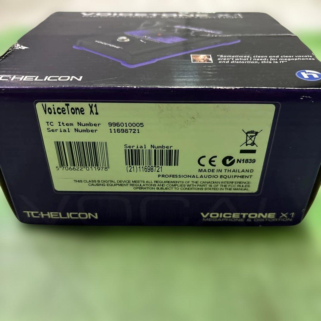 TC-HELICON VOICETONE X1 ボーカルエフェクター