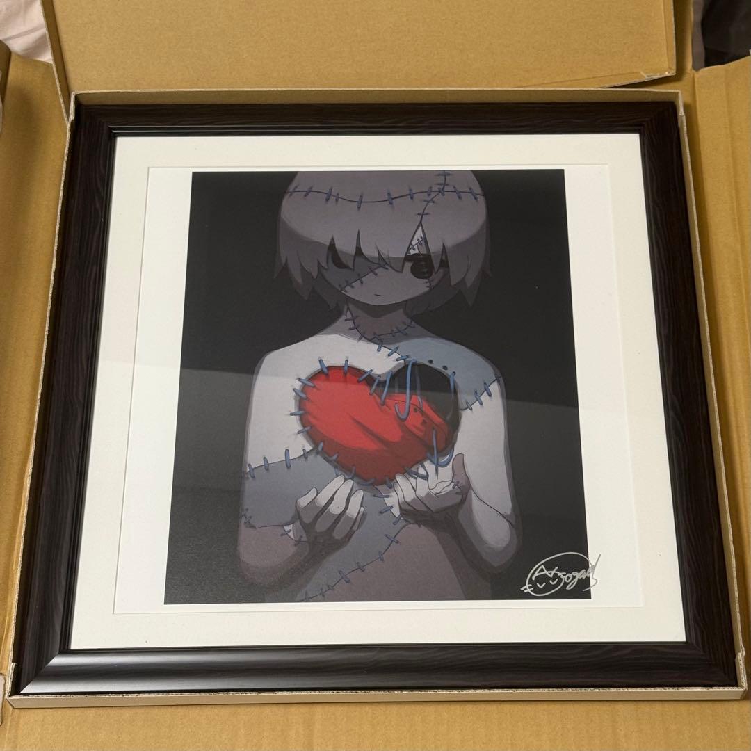 アボガド6 『ほつれ』額縁ポスター 直筆サイン入り