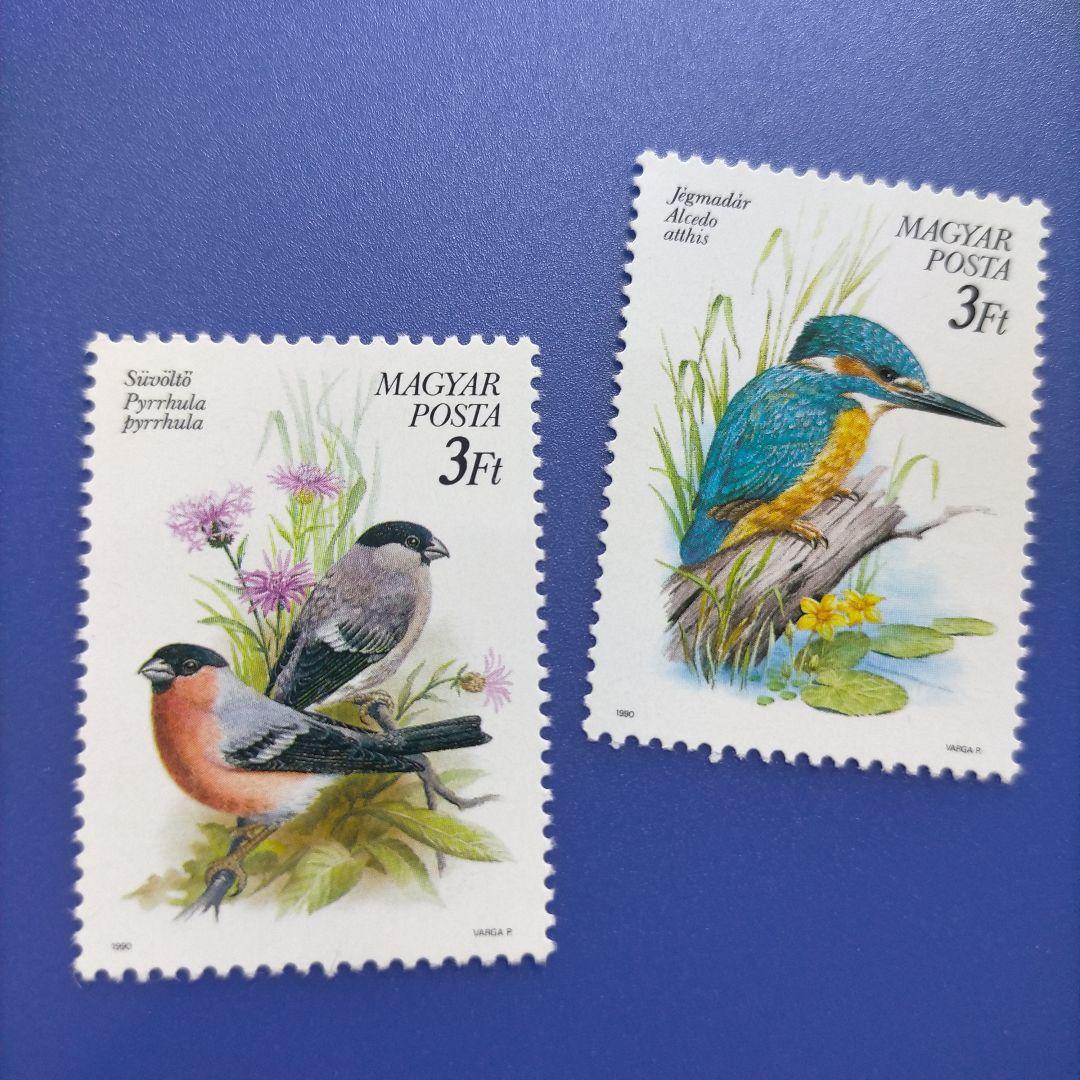 3772 外国切手 ハンガリー 1982年 鳥類保護 6種完 美しいデザイン