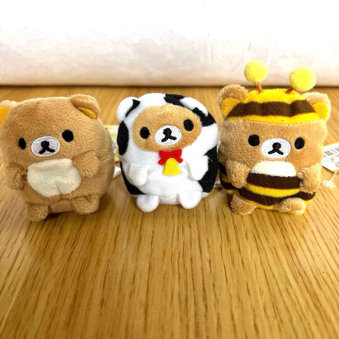 リラックマ てのりぬいぐるみ ノーマル 蜂 牛 なりきり マスコット
