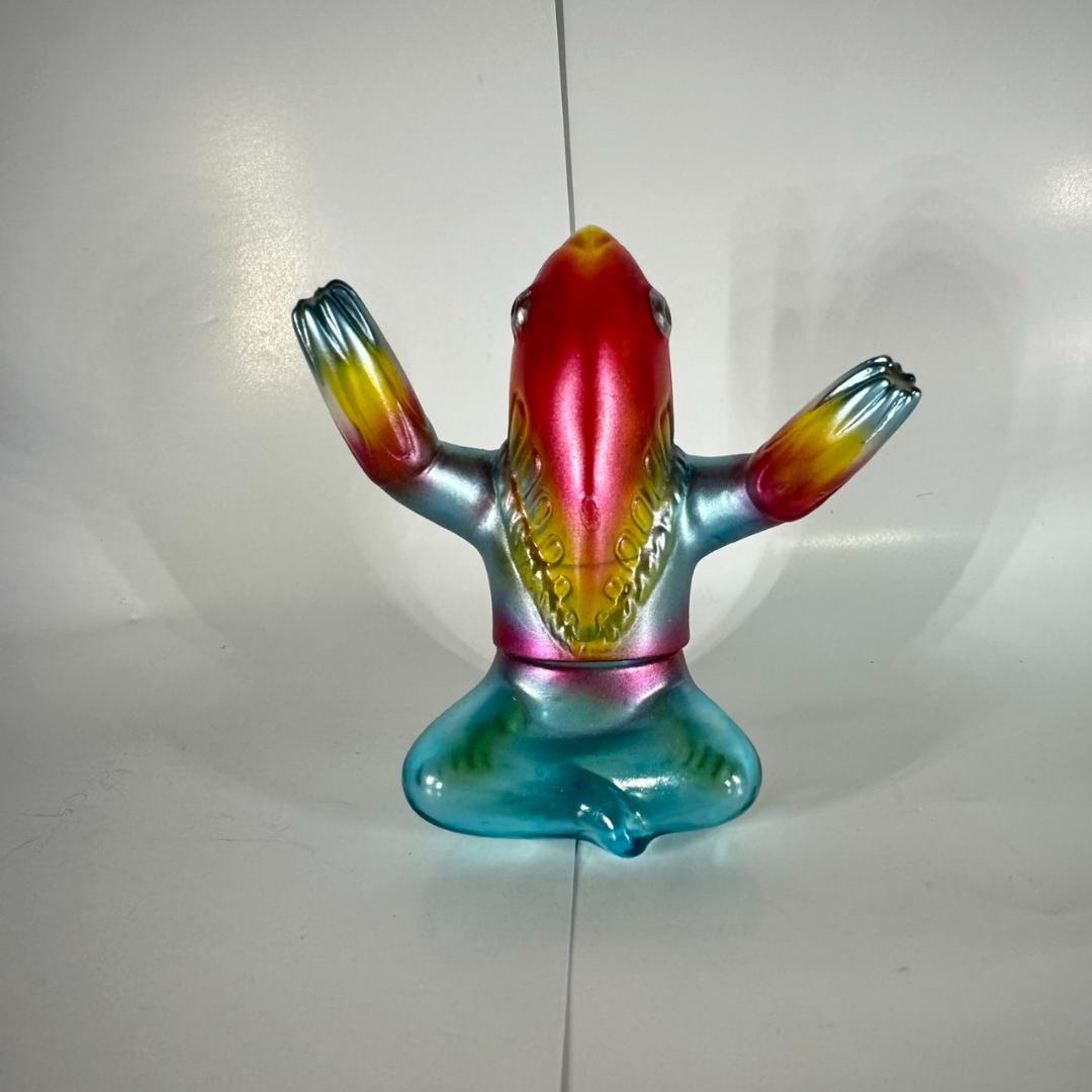 U.S.TOYS BBメトロン星人 あぐらポーズ クリアカラー 墓場の画廊