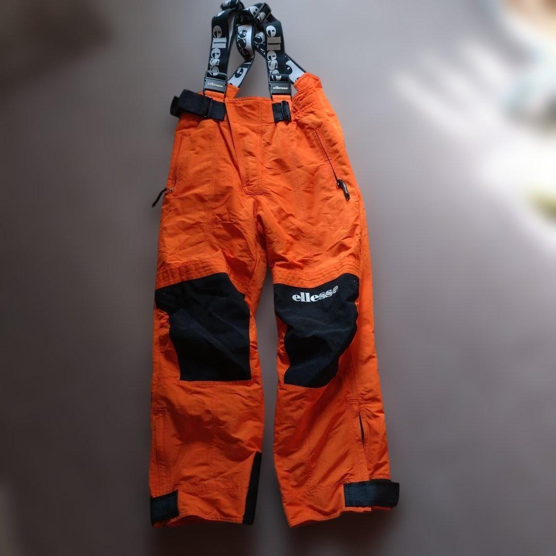 松*様 ellesse オレンジ 防水ジャケット・パンツセット、スキー、スノボー