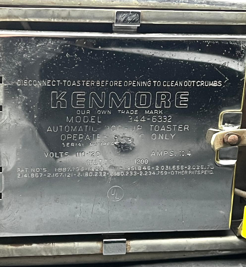 ヴィンテージ 50's KENMORE ポップアップトースター