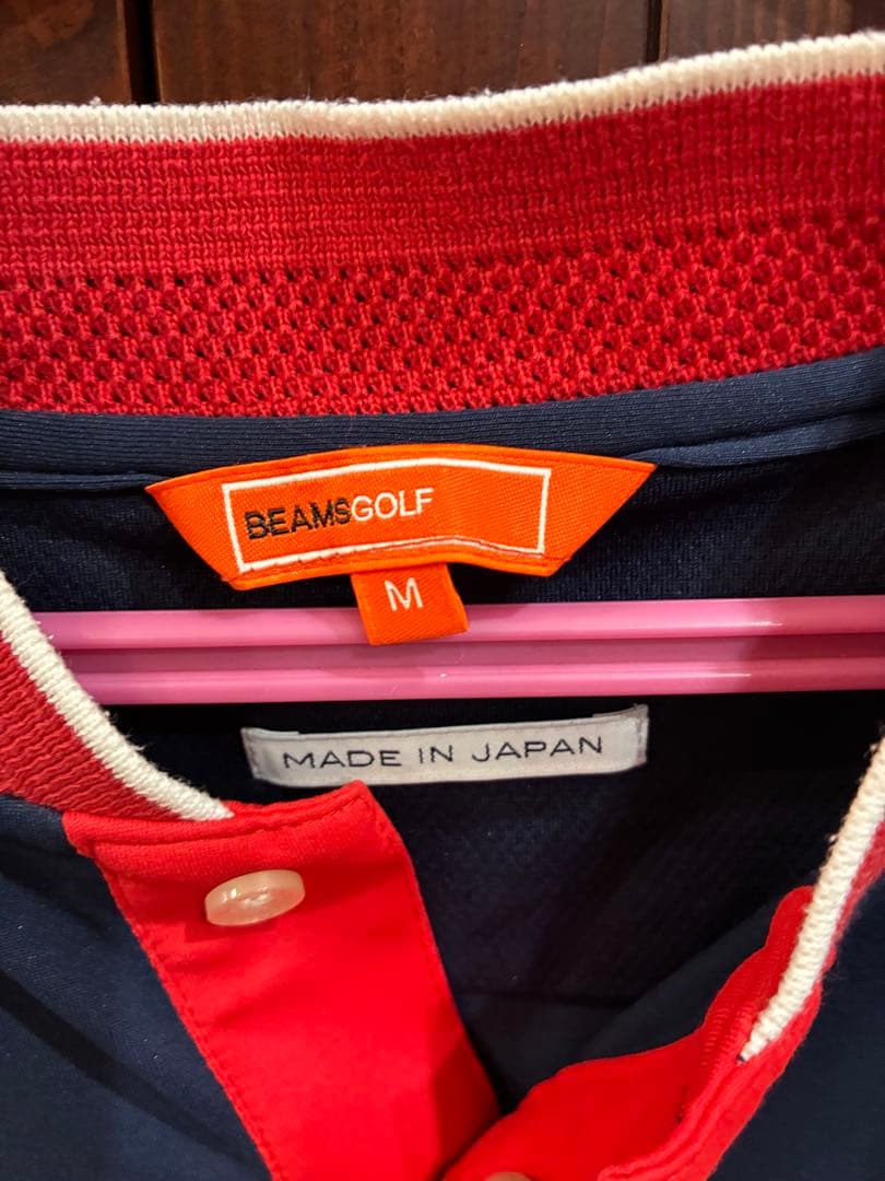 美品！早い者勝ち！BEAMS GOLF ポロシャツ M ネイビー