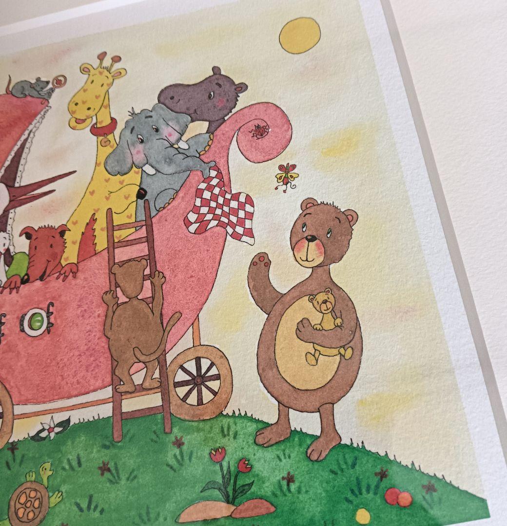 【新品未使用品】Clyv クリーブ　「子供達の箱舟」ジクレー