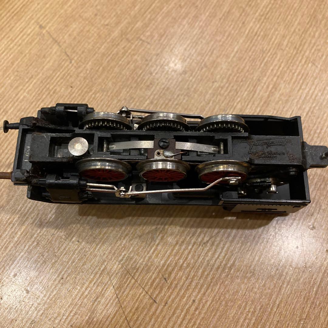 黒い蒸気機関車HOゲージモデル　ドイツ製