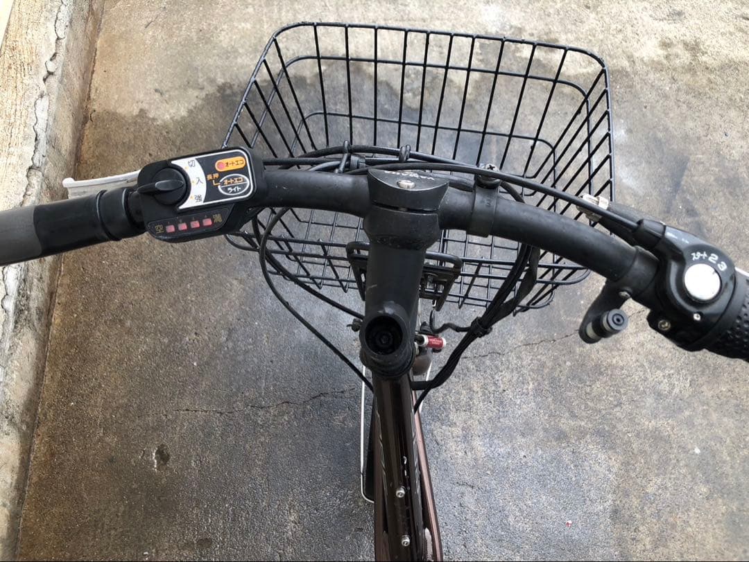 ヤマハ電動アシスト自転車pas20インチ　ブラウンアルミボディー