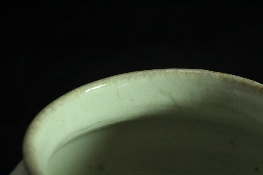 古美術 李朝 染付 壷(K-A636)