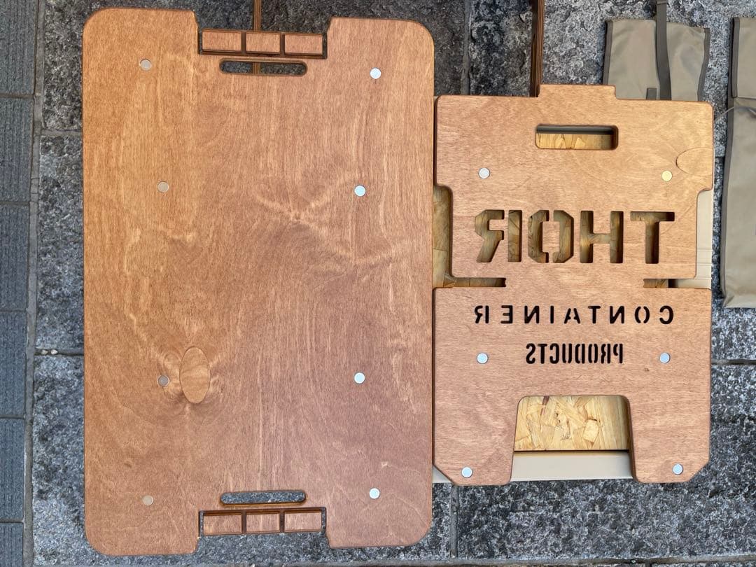 5点セットTHOR コンテナ アウトドアテーブル 75サイズ