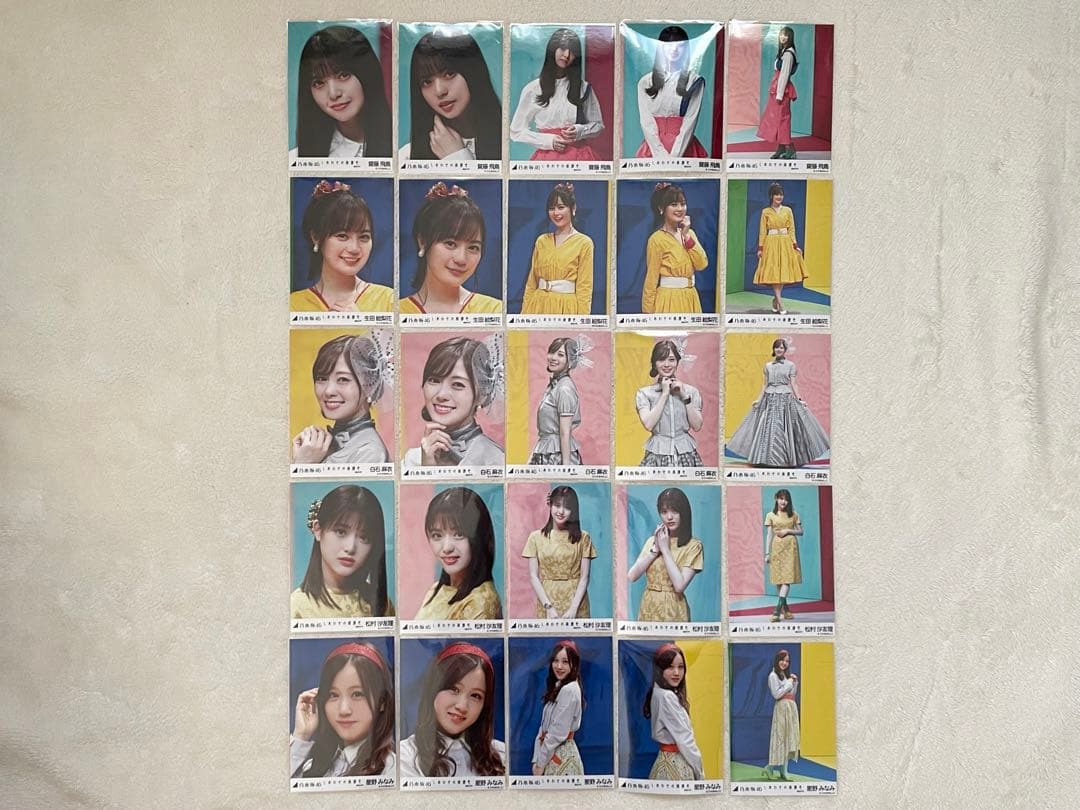 乃木坂46 しあわせの保護色 生写真選抜ver.フルコンプ