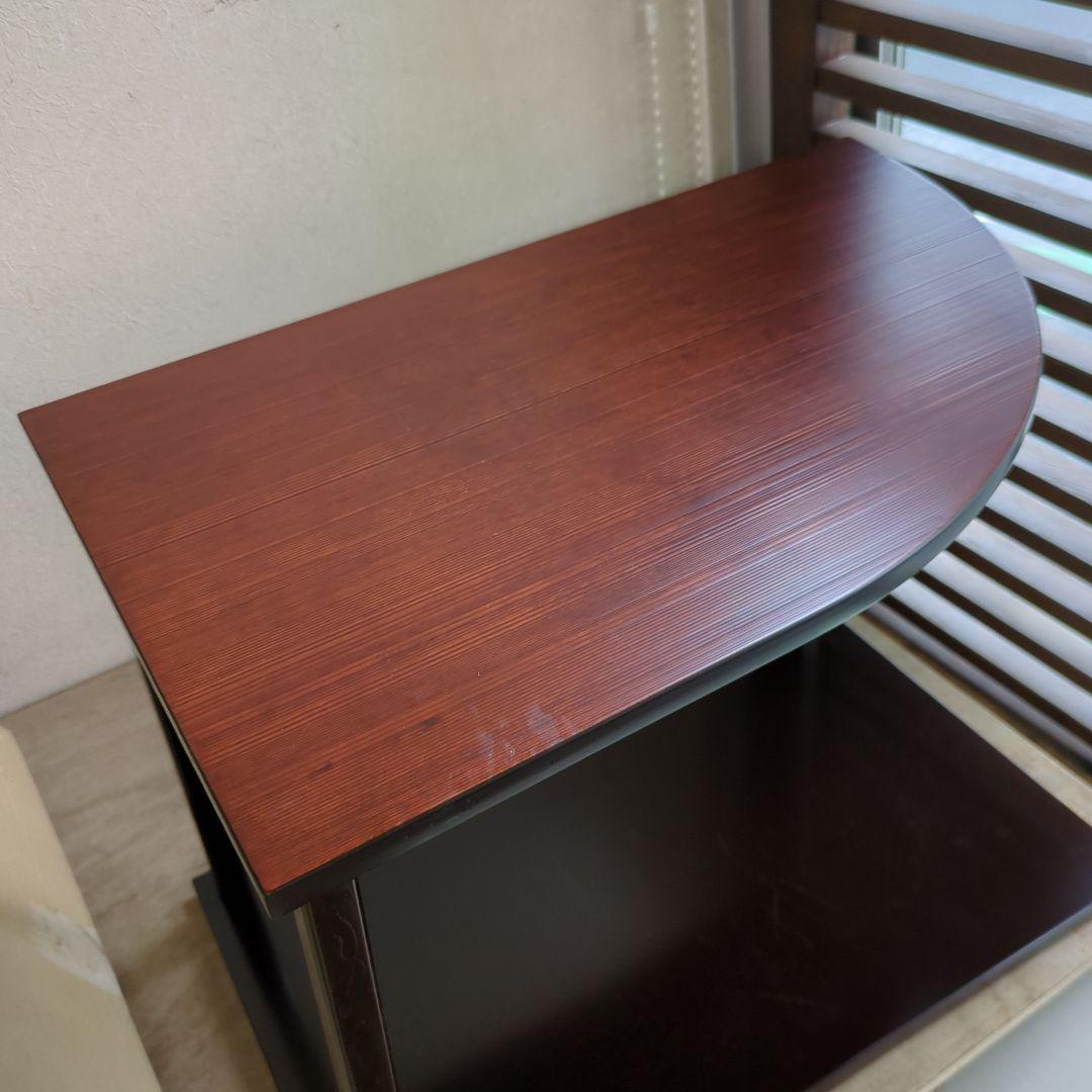 誰が袖棚 裏千家 淡々斎好み写し 木製 うるし溜塗 茶道具 組み立て式 紙箱