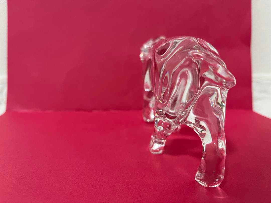 【まとめ買い歓迎】美品 Baccarat バカラ 干支オーナメント 丑 牛 ウシ