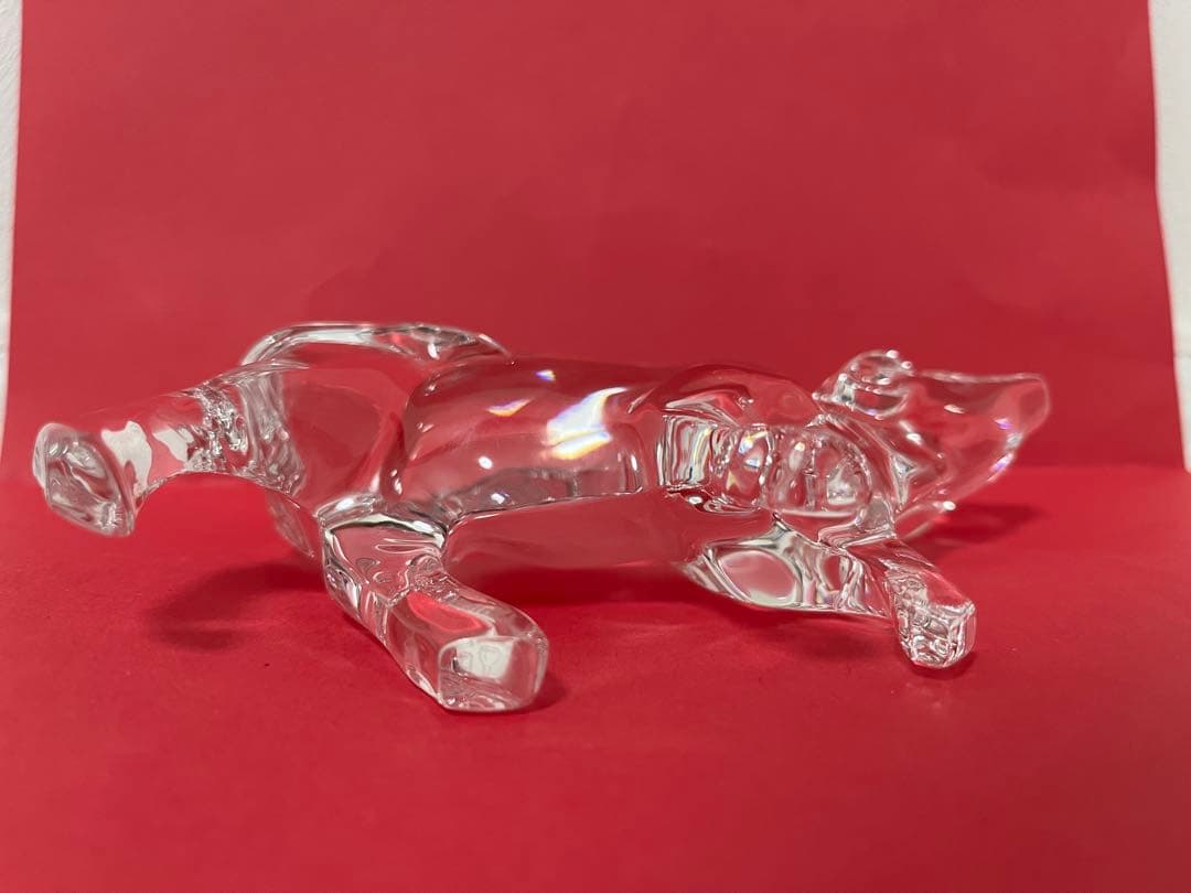 【まとめ買い歓迎】美品 Baccarat バカラ 干支オーナメント 丑 牛 ウシ