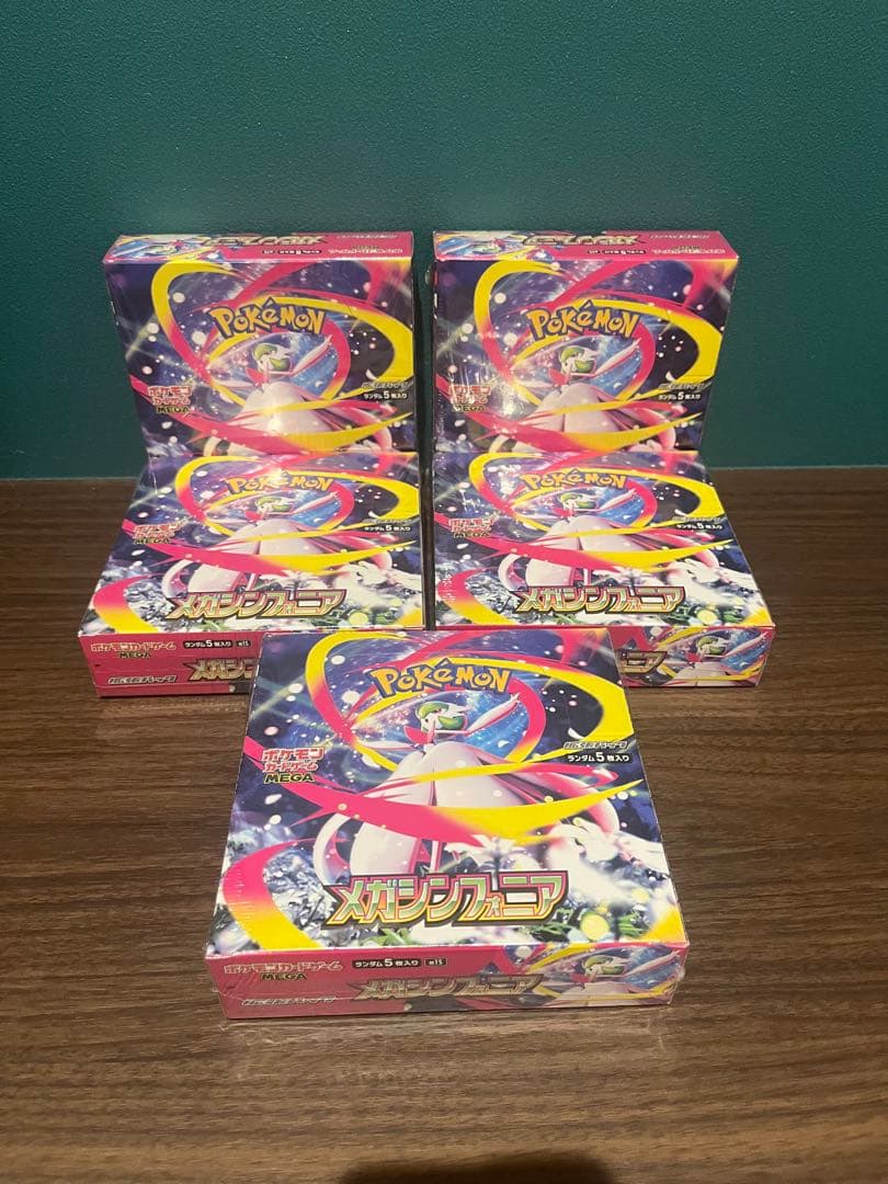 ポケモンカード メガシンフォニア5BOX シュリンク付き