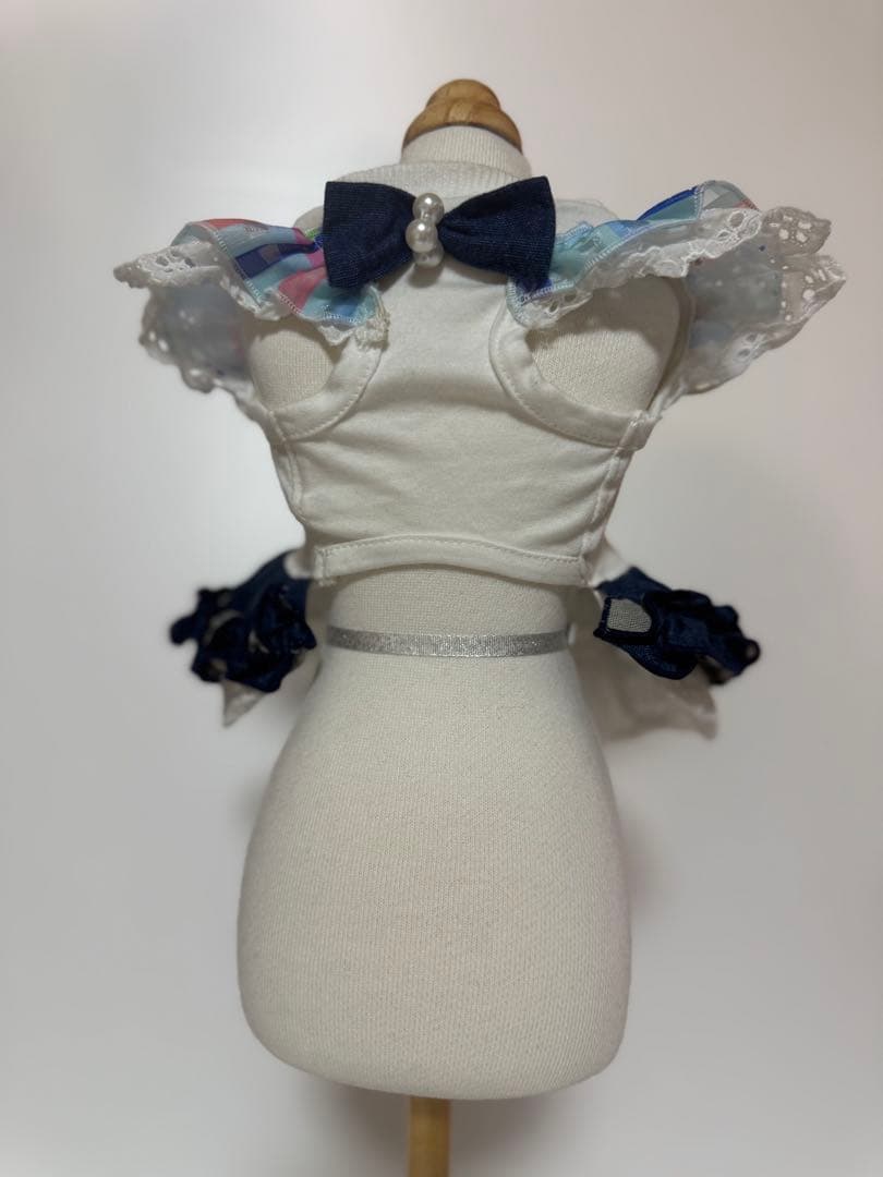 3点セット　チュール　ワンピース　ヘッドアクセ　犬用