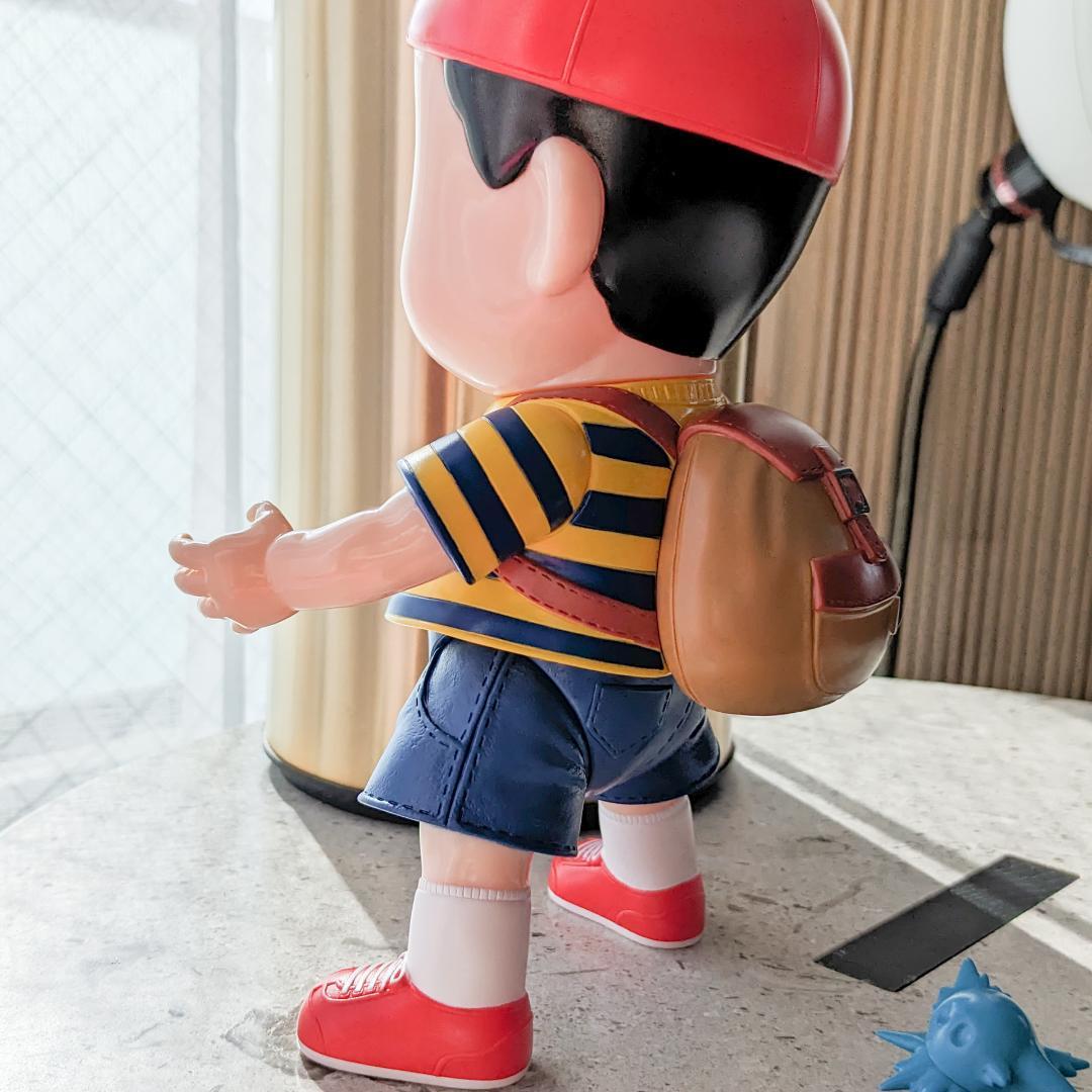 ネス フルアクションソフビ　MOTHER2　ほぼ日