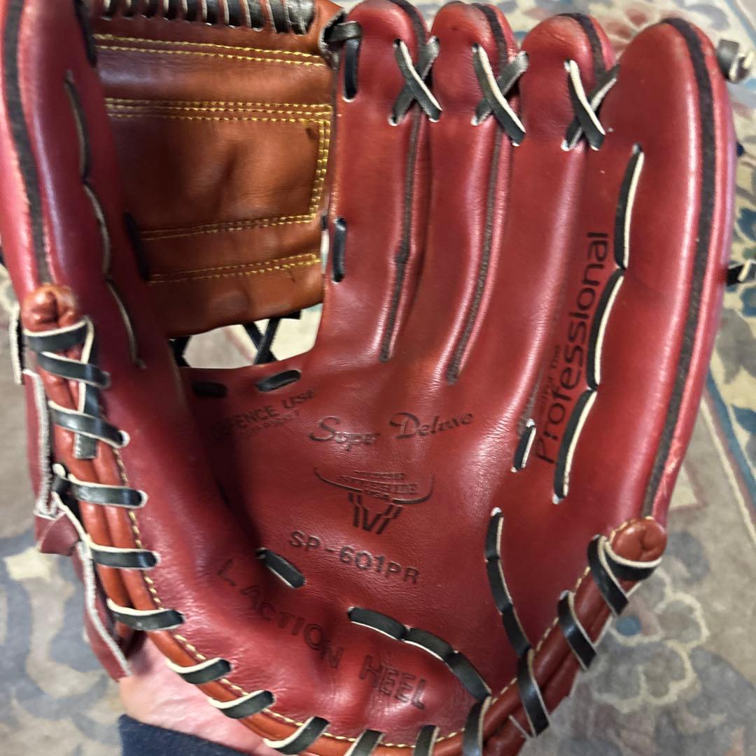 ワールドペガサス 右投げ 投手〜内野手用 グローブ 昭和レトロ
