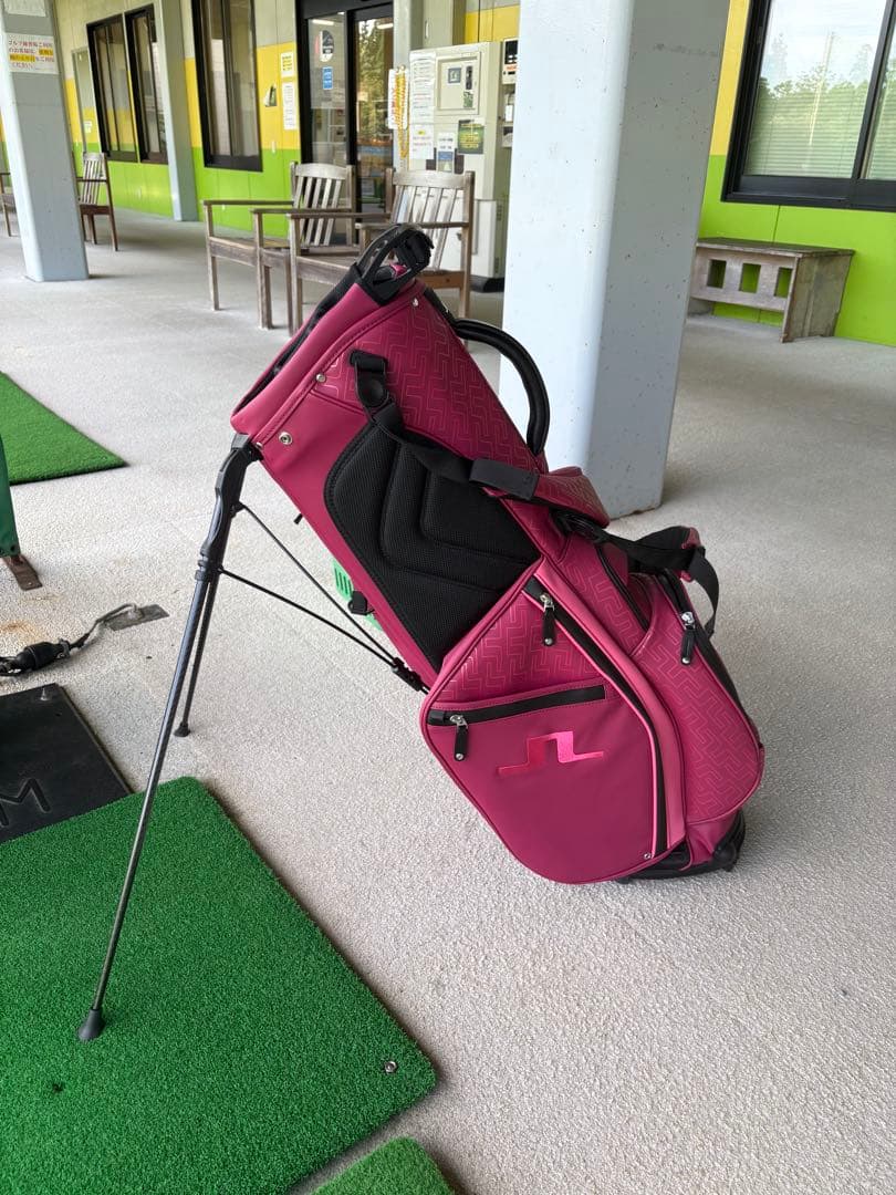 J.LINDEBERG キャディバッグ スタンド付き9型 送料無料　値下げ交渉可