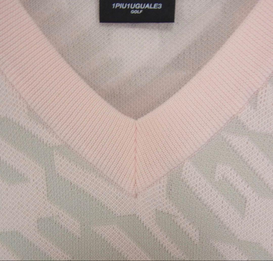 1piu1uguale3 GOLF 戸賀敬城 Vネック ニット ベスト【美品】