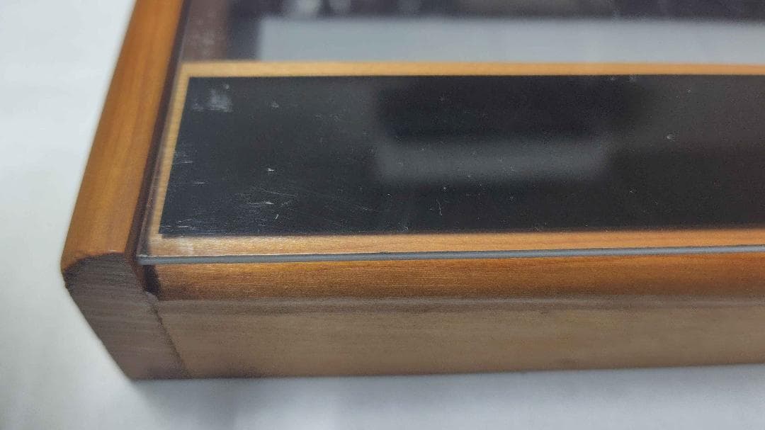 【純正廃盤】ZIPPO木製ディスプレイケースクリア版2段 25年前購入