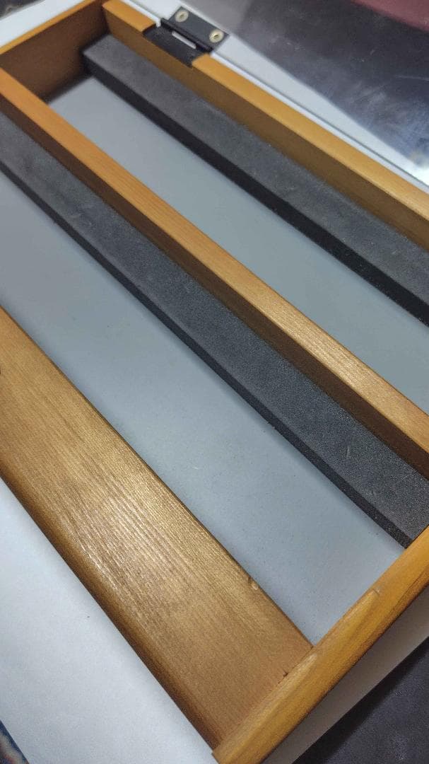 【純正廃盤】ZIPPO木製ディスプレイケースクリア版2段 25年前購入