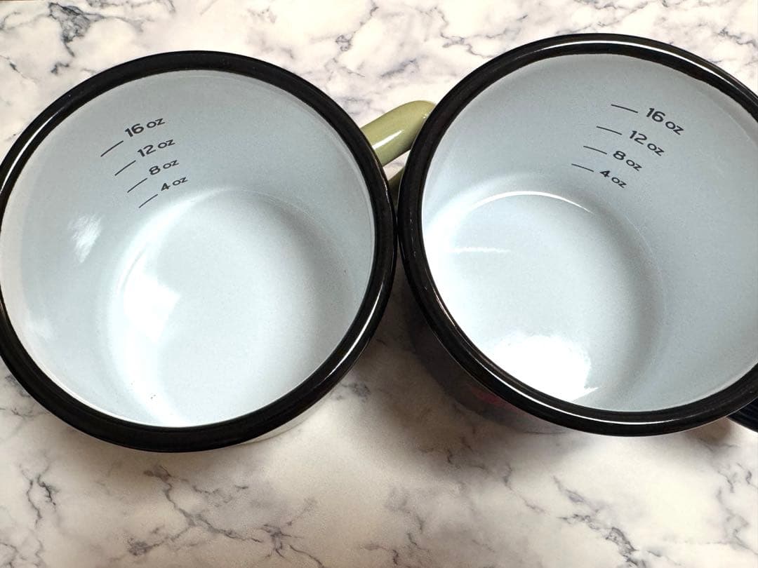 Best madeホーローカップペアセット