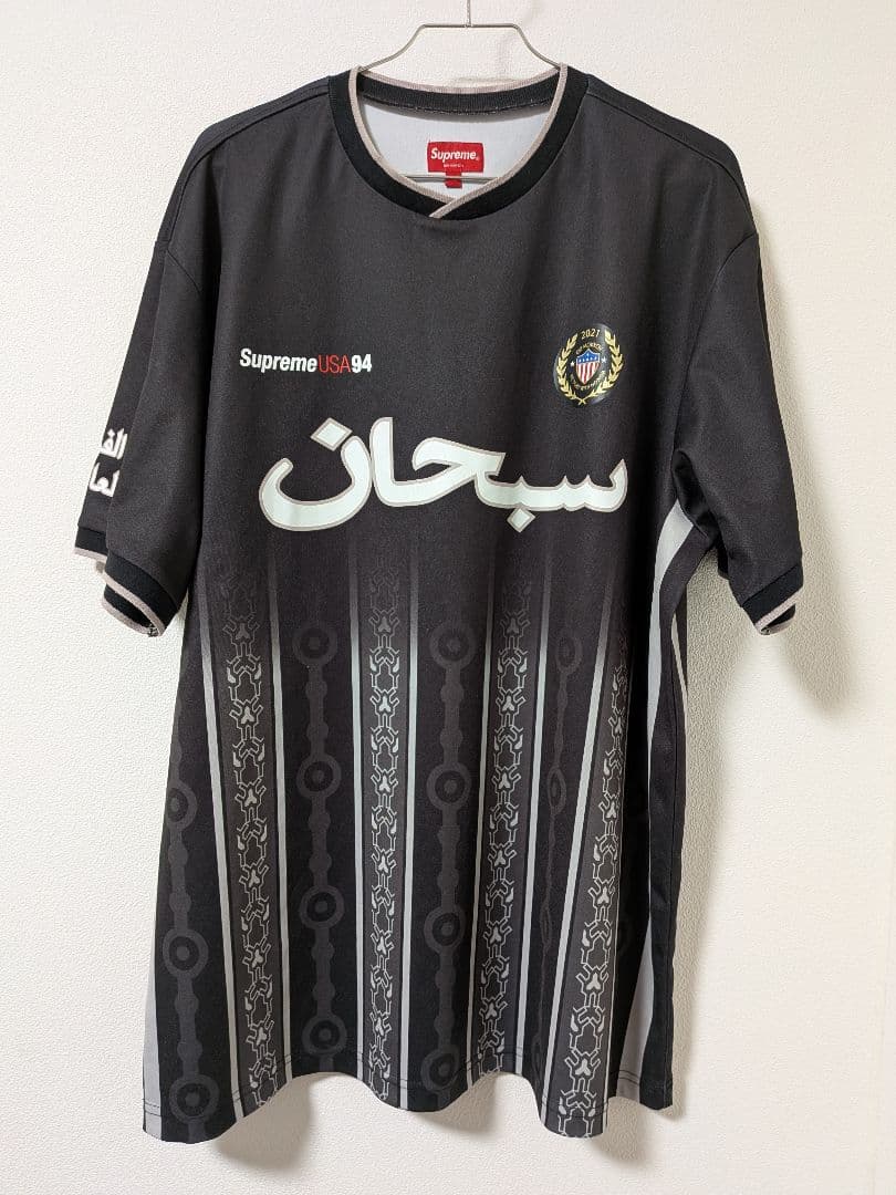 ウェア Supreme Arabic Logo Soccer Jersey XL