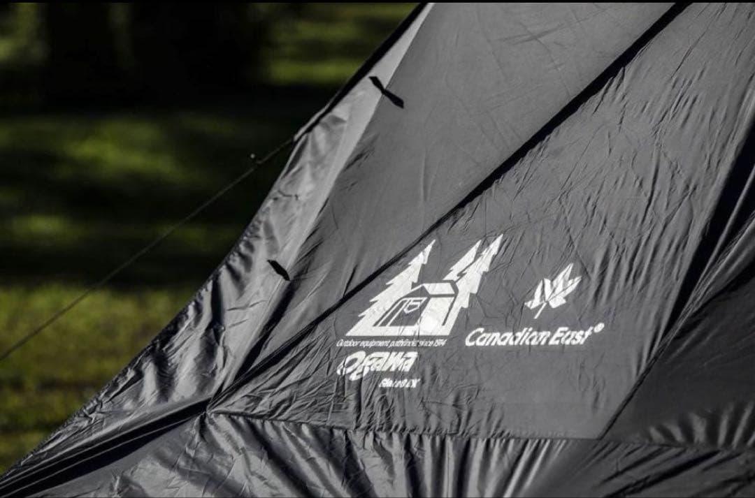 オガワ カナディアンイースト グロッケ8 ブラック モノポール テント キャンプ