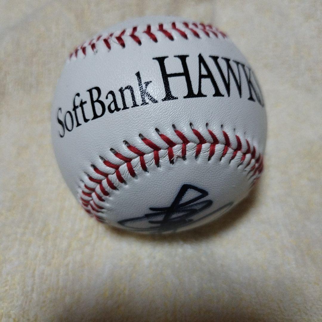 SoftBank HAWKS　柳田悠岐 サインボール 投げ入れ