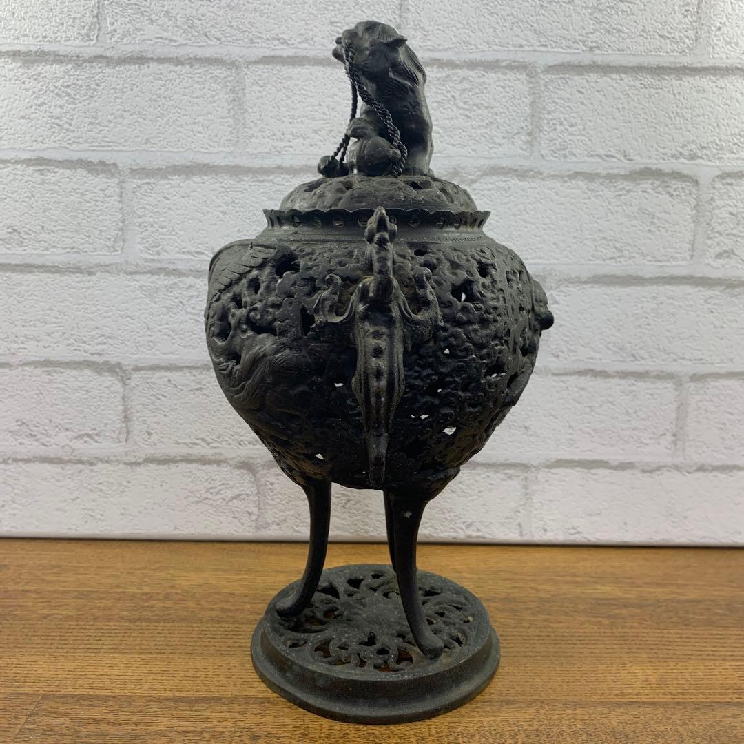 【値下げ】　香炉　古銅　骨董品　美術工芸品