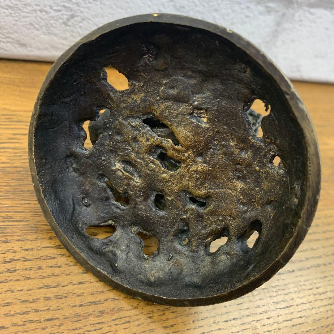 【値下げ】　香炉　古銅　骨董品　美術工芸品