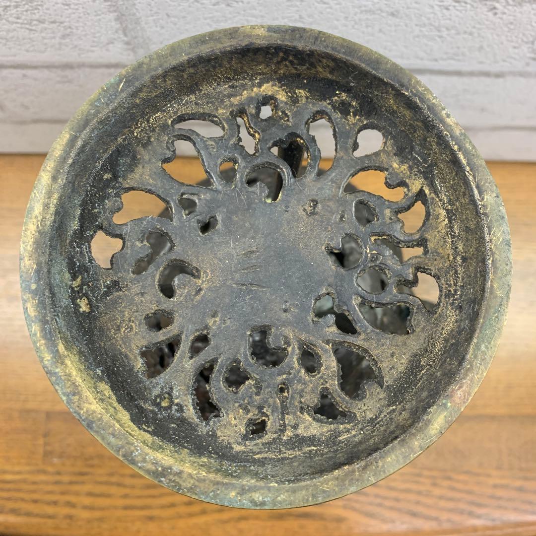 【値下げ】　香炉　古銅　骨董品　美術工芸品