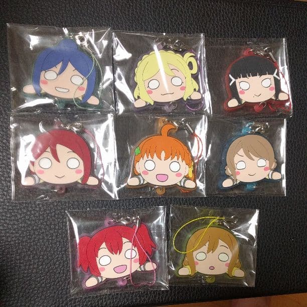 ラブライブサンシャイン　つながる寝そべりラバーストラップ