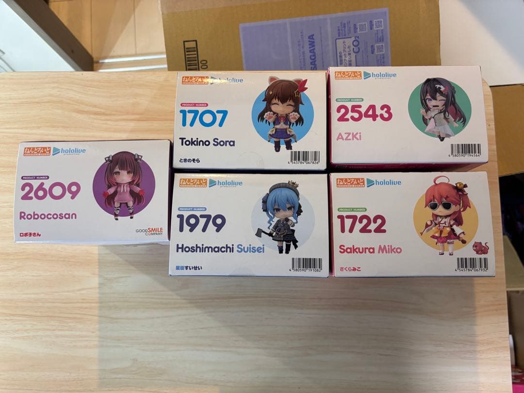 ねんどろいど ホロライブ　0期生　5個セット